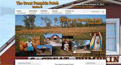 Desktop Screenshot of greatpumpkinpatch.com